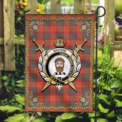 MacNab Ancient Tartan Crest Garden Flag - Celtic Thistle Style