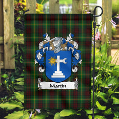Martin Tartan Crest Garden Flag