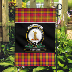 Scrymgeour Tartan Crest Garden Flag - Welcome Style