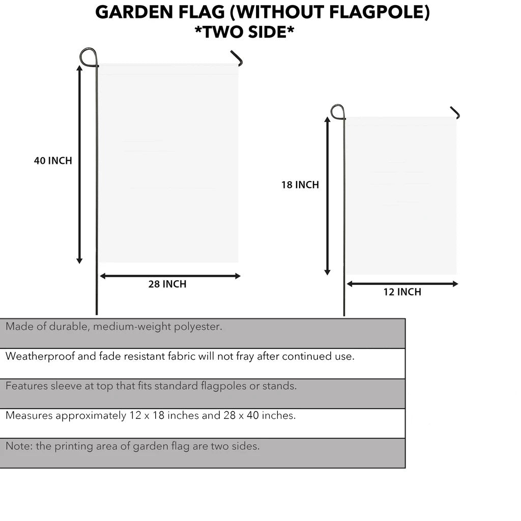 Fleming Tartan Crest Black Garden Flag