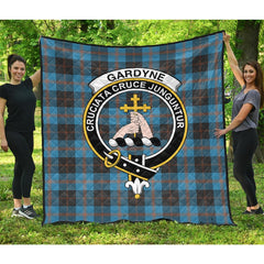 Gardyne (Garden) Tartan Crest Quilt