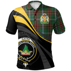 Gayre Tartan Polo Shirt - Royal Coat Of Arms Style