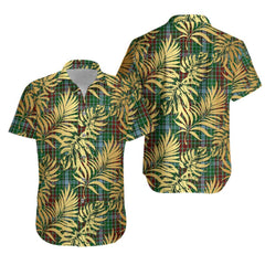 Gayre Tartan Vintage Leaves Hawaiian Shirt