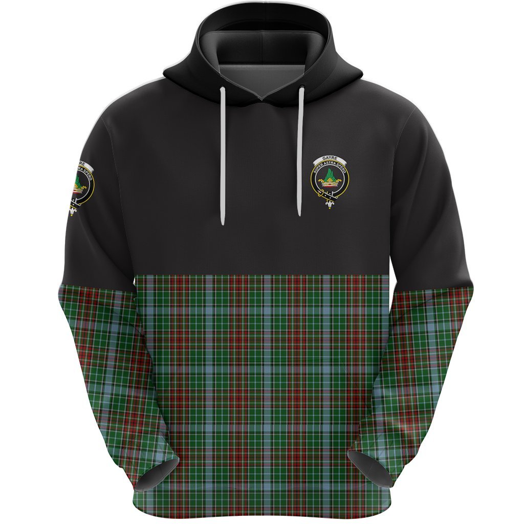 Gayre Clan Half Of Tartan Hoodie