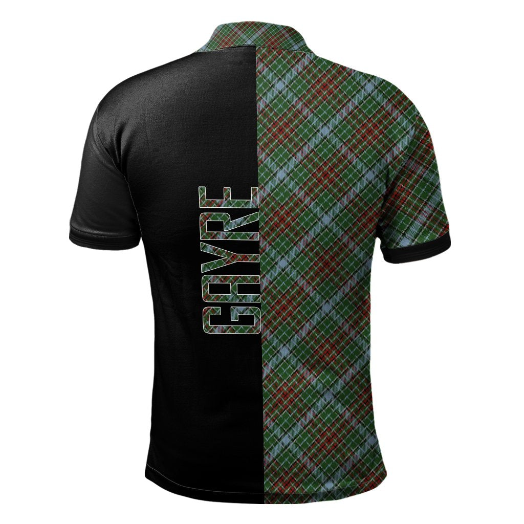 Gayre Tartan Polo Shirt Half of Me - Cross Style