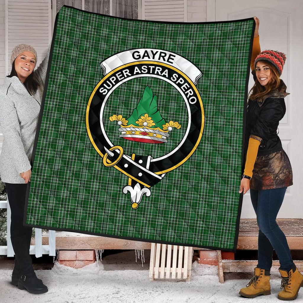 Gayre Dress Tartan Crest Quilt