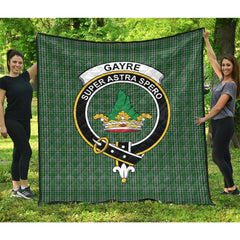 Gayre Dress Tartan Crest Quilt