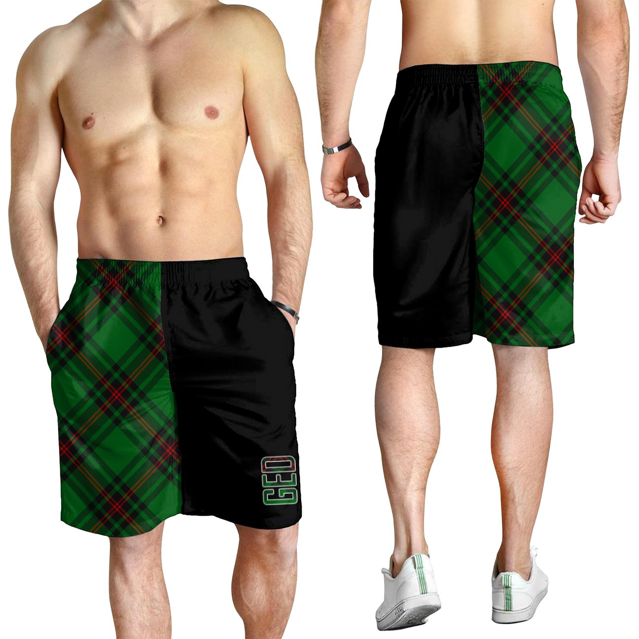 Ged Tartan Crest Men's Short - Cross Style