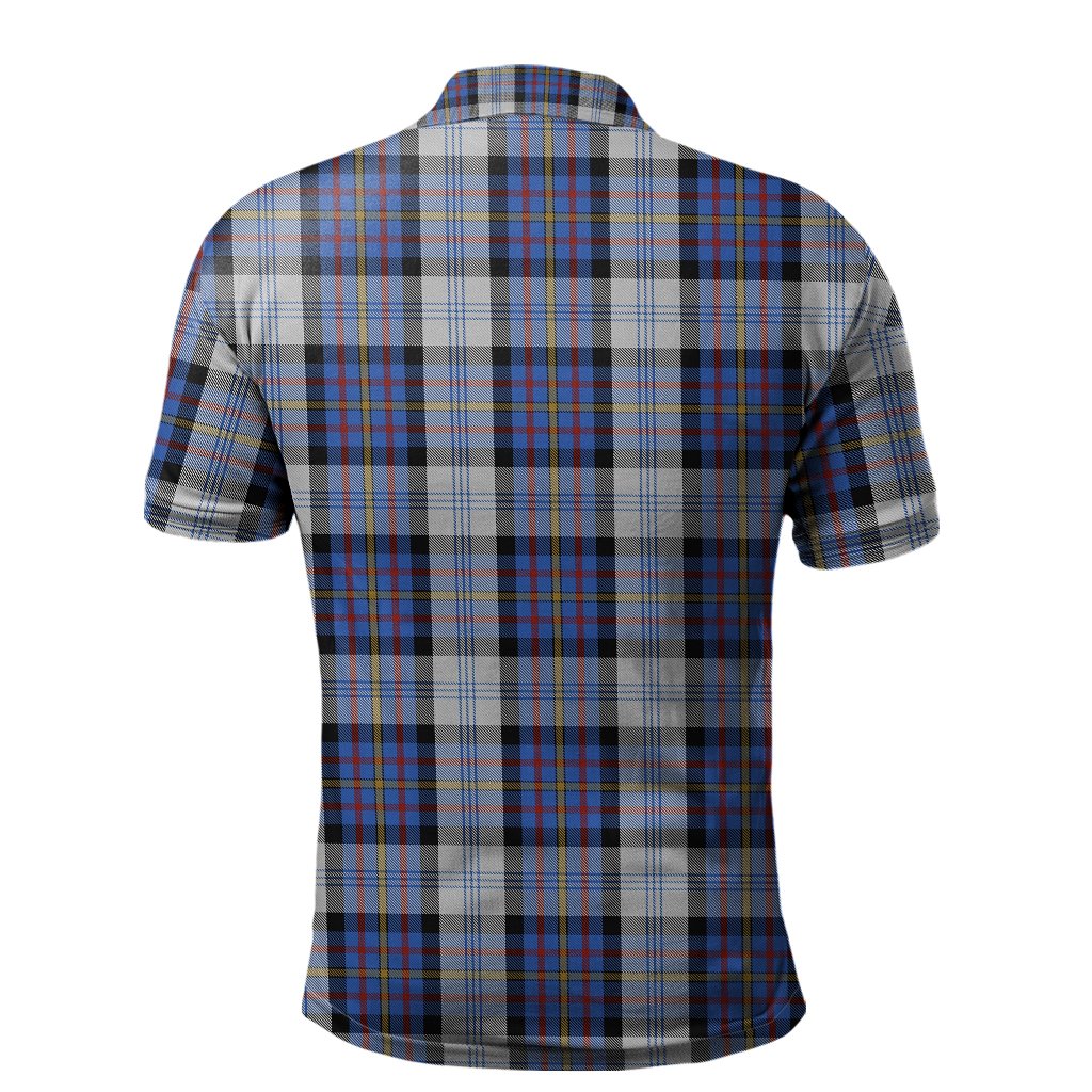 Gillies Dress Blue Tartan Polo Shirt