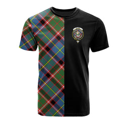 Glass Tartan T-Shirt Half of Me - Cross Style