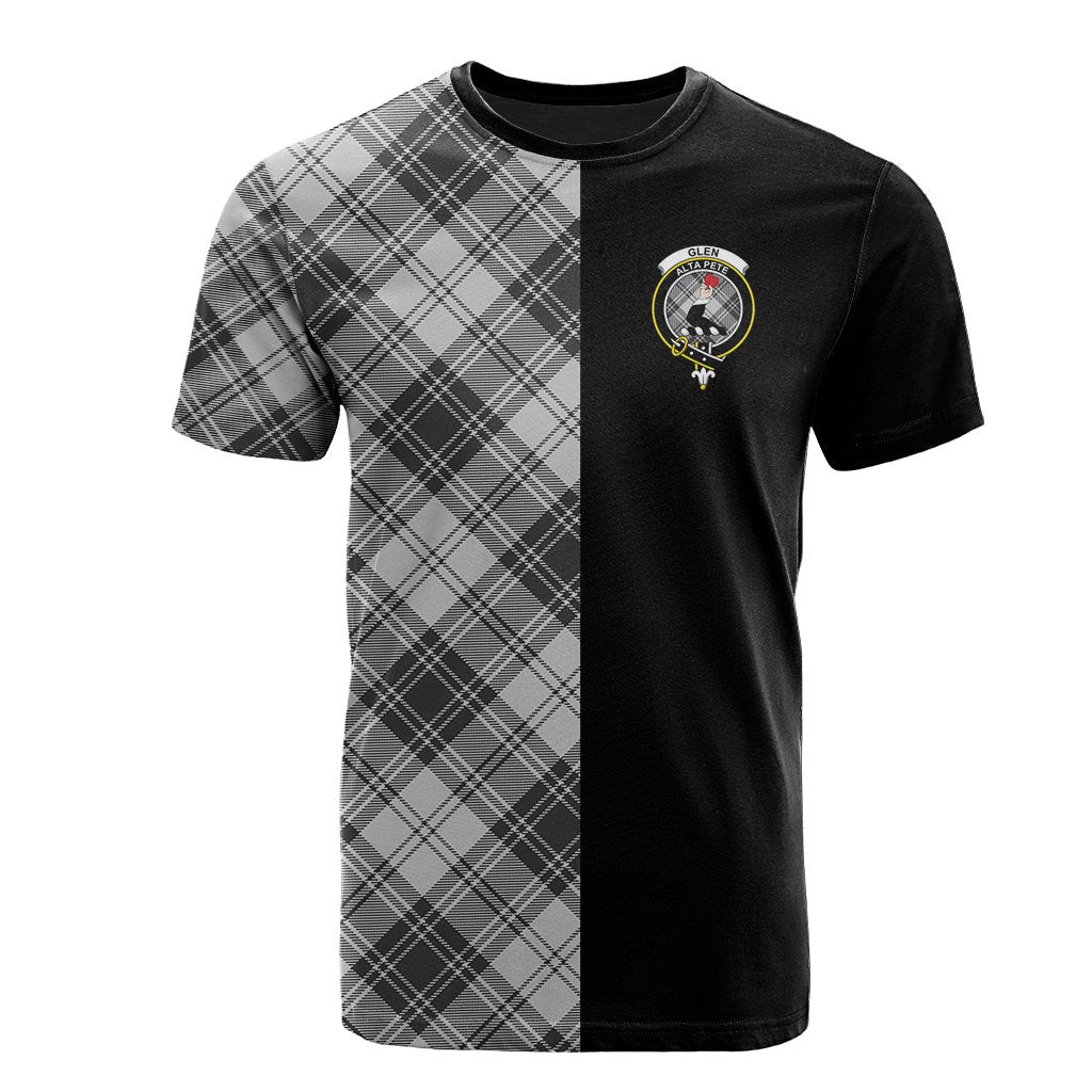 Glen Tartan T-Shirt Half of Me - Cross Style