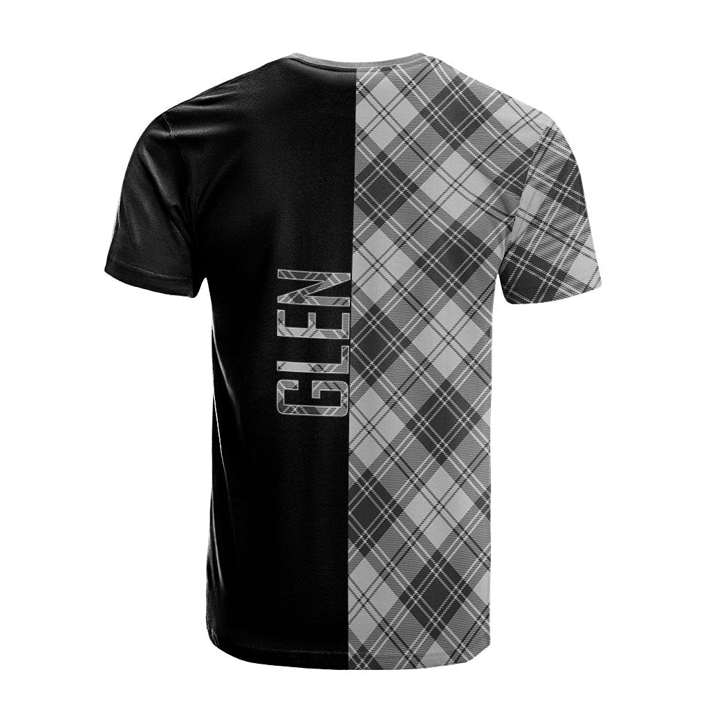 Glen Tartan T-Shirt Half of Me - Cross Style