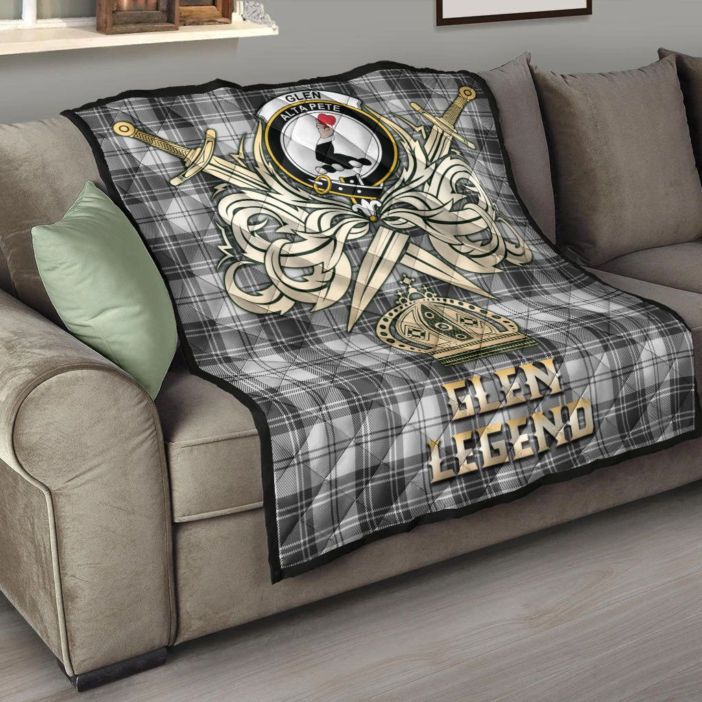 Glen Tartan Crest Legend Gold Royal Premium Quilt