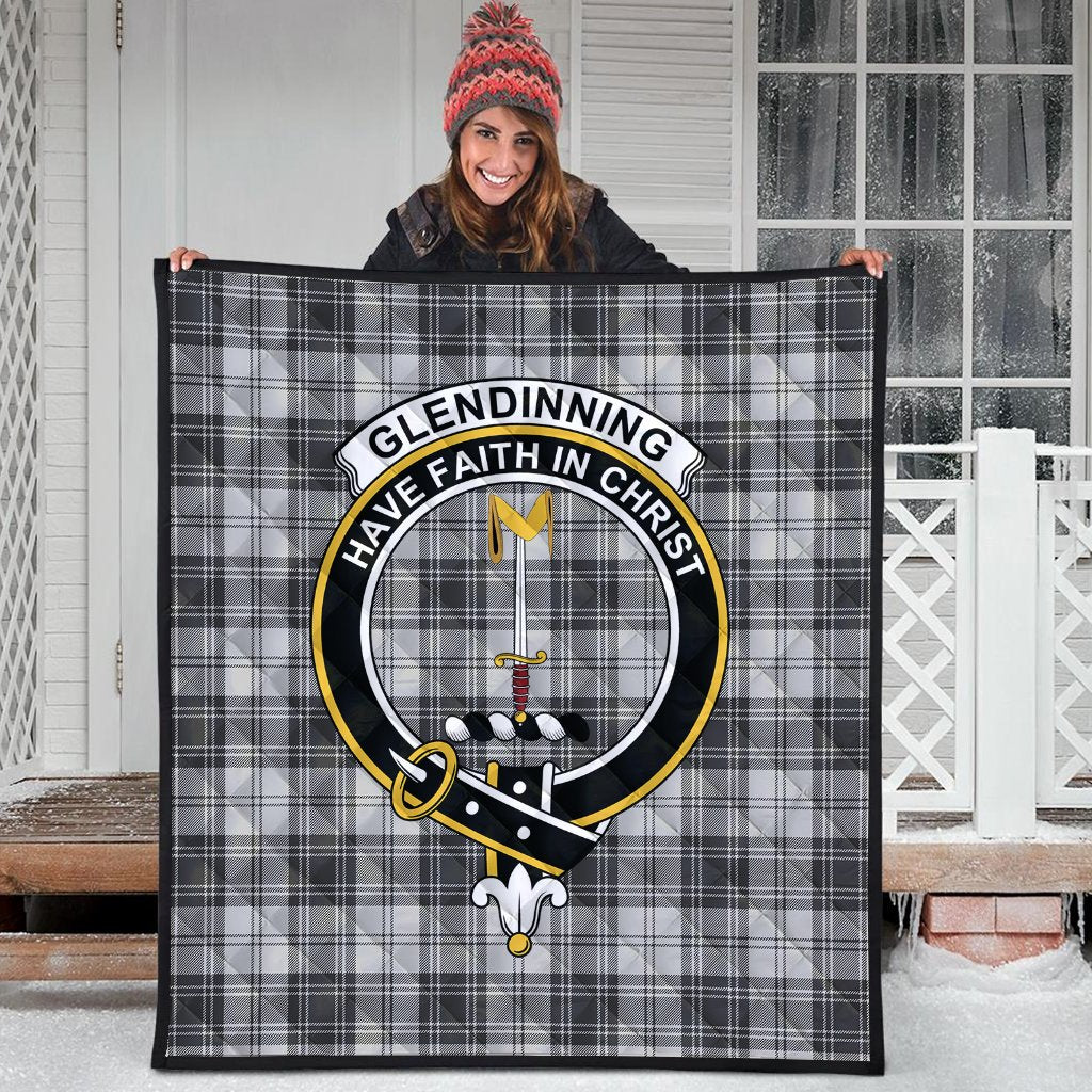 Glendinning Tartan Crest Quilt