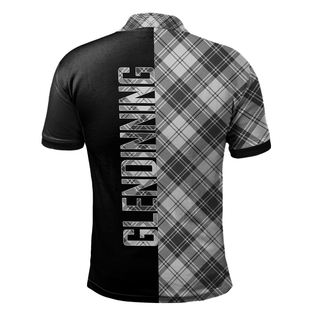 Glendinning Tartan Polo Shirt Half of Me - Cross Style