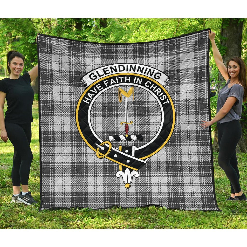 Glendinning Tartan Crest Quilt