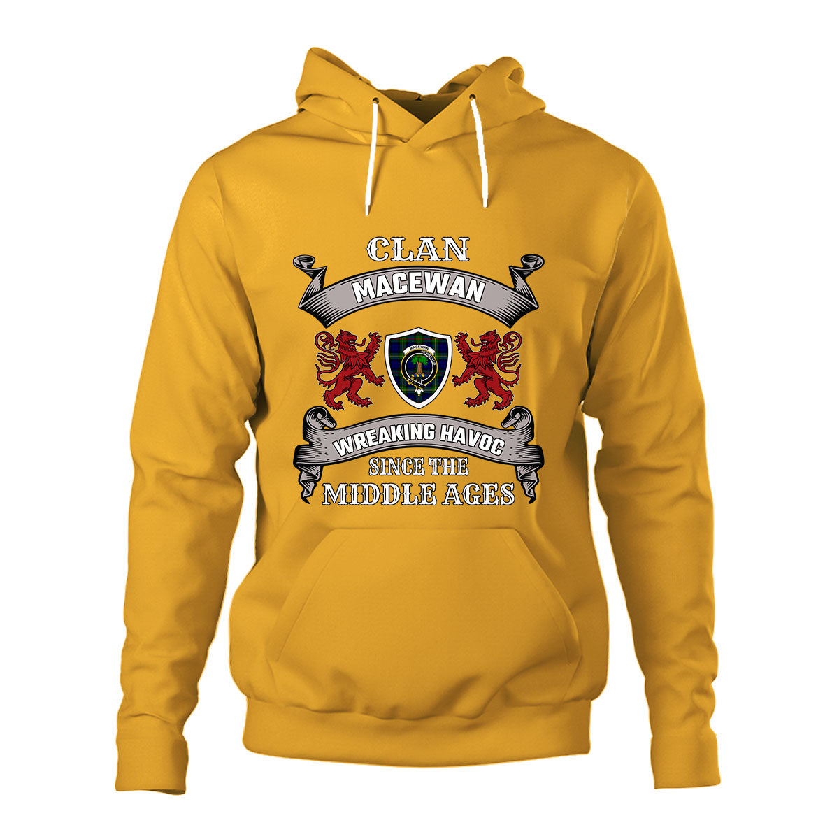 MacEwan Family Tartan - 2D Unisex Hoodie