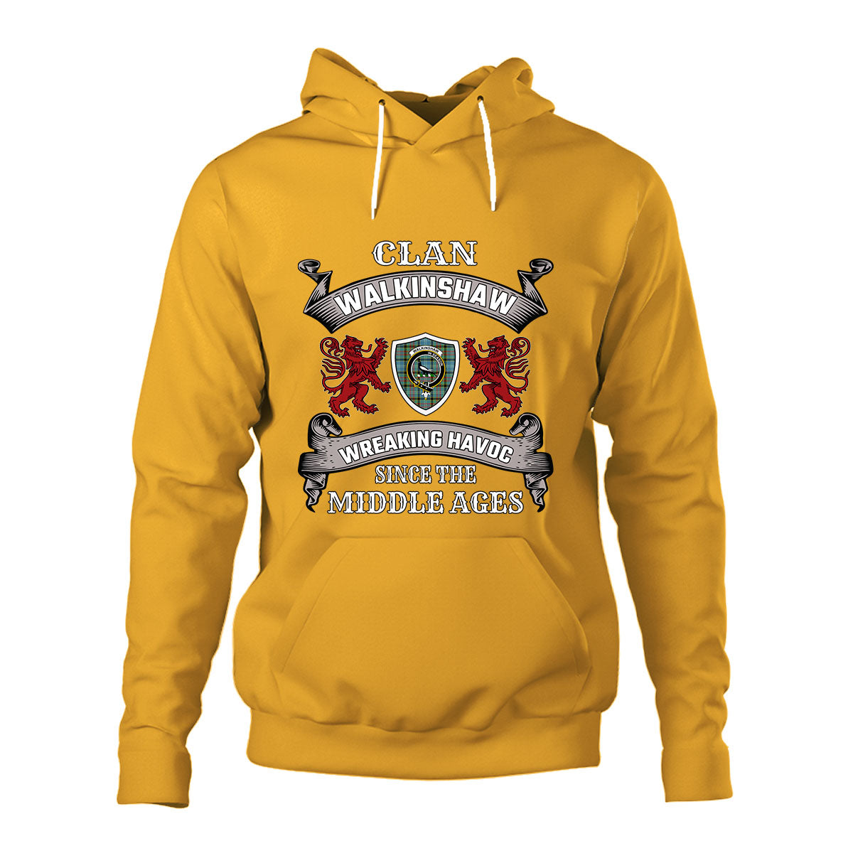 Walkinshaw Family Tartan - 2D Unisex Hoodie