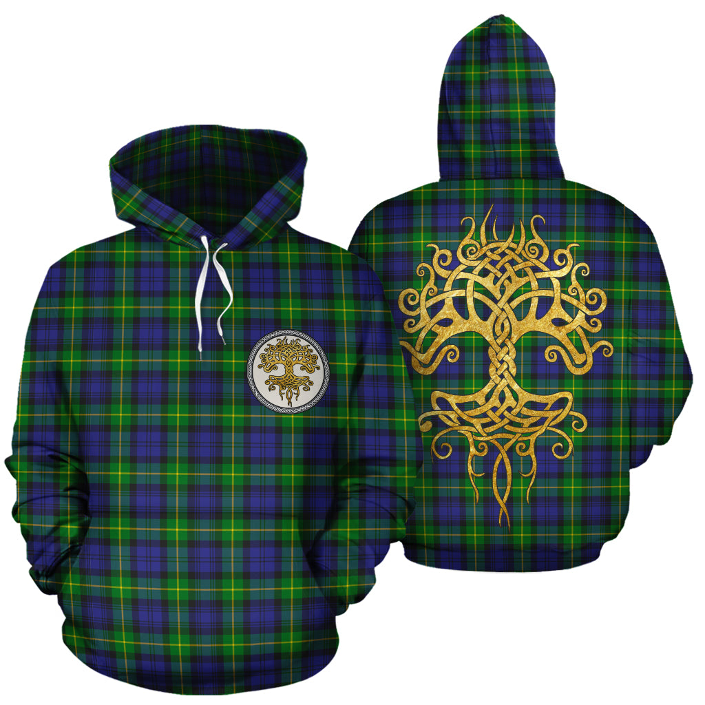 Gordon Modern Tartan Hoodie - Tree Of Life