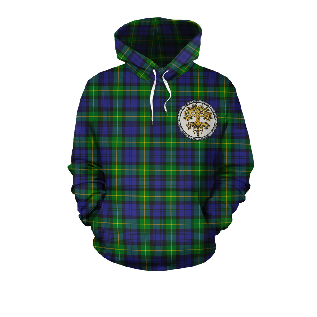 Gordon Modern Tartan Hoodie - Tree Of Life