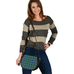 Gordon Ancient Tartan Saddle Handbags