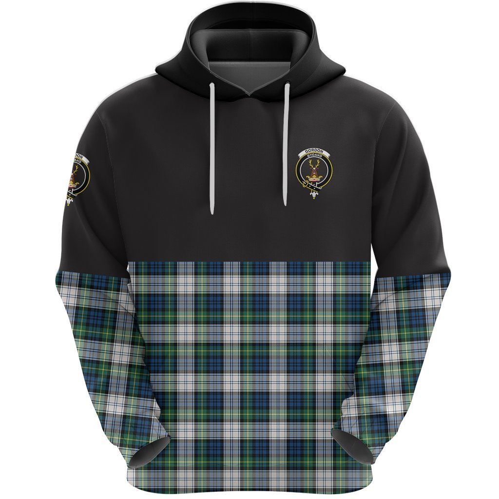 Gordon Dress Ancient Clan Half Of Tartan Hoodie