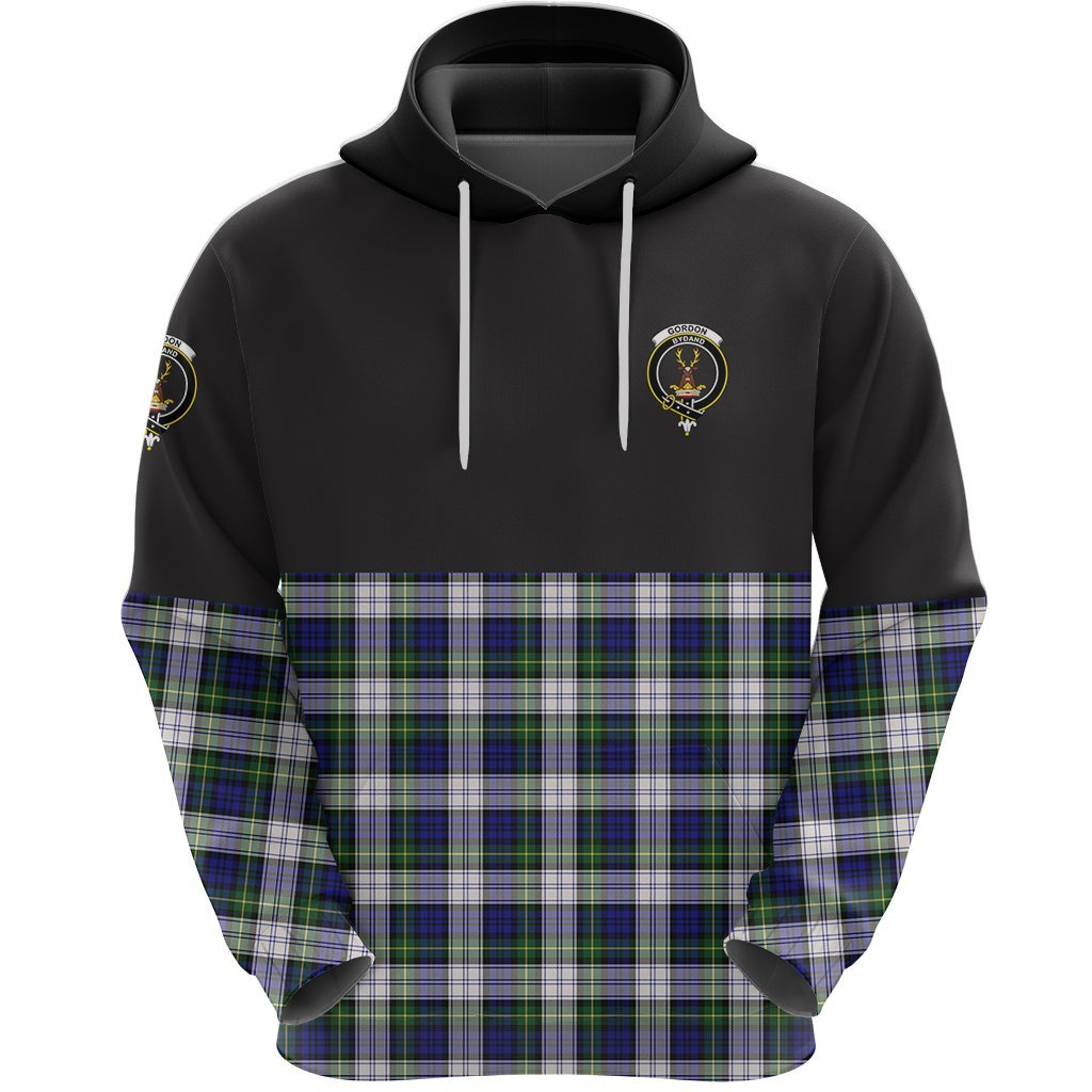 Gordon Dress Modern Clan Half Of Tartan Hoodie