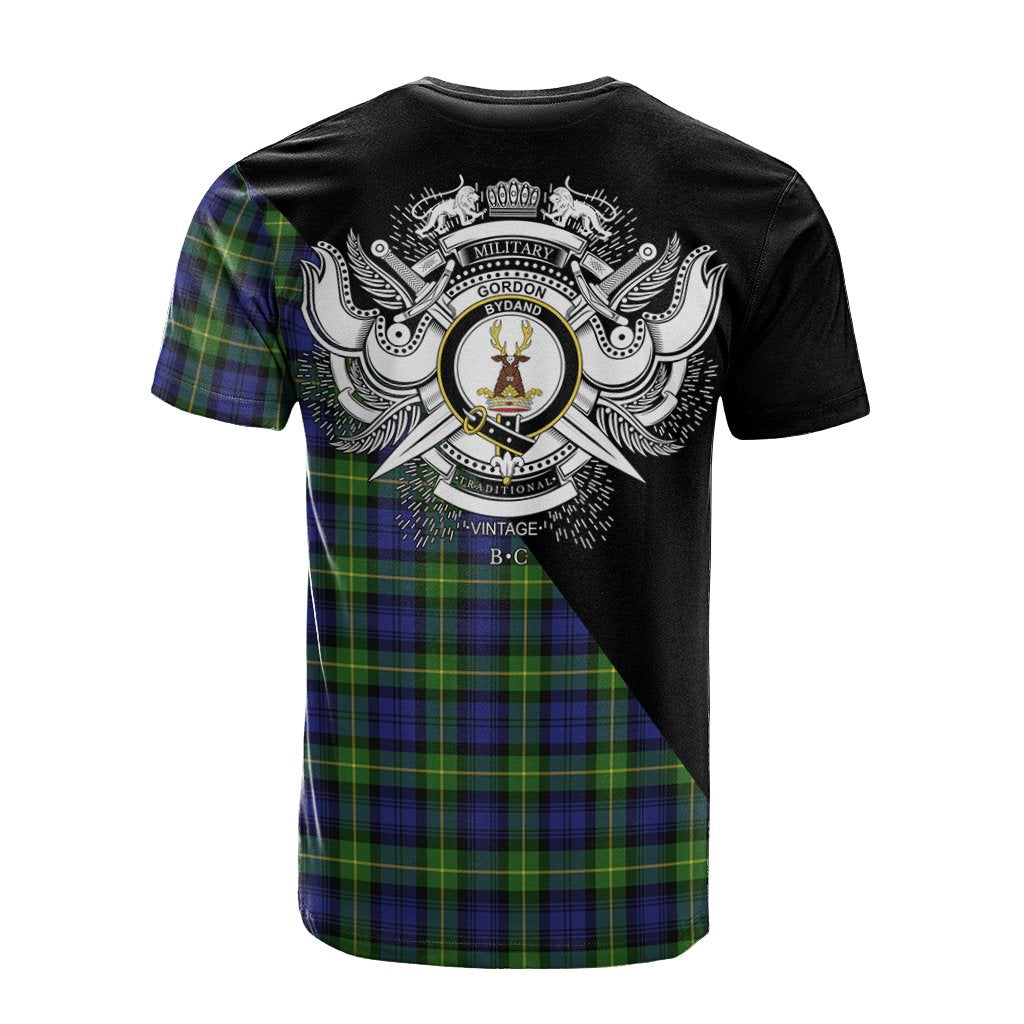 Gordon Modern Tartan - Military T-Shirt