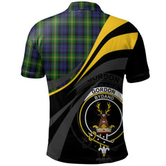 Gordon of Esselmont Tartan Polo Shirt - Royal Coat Of Arms Style