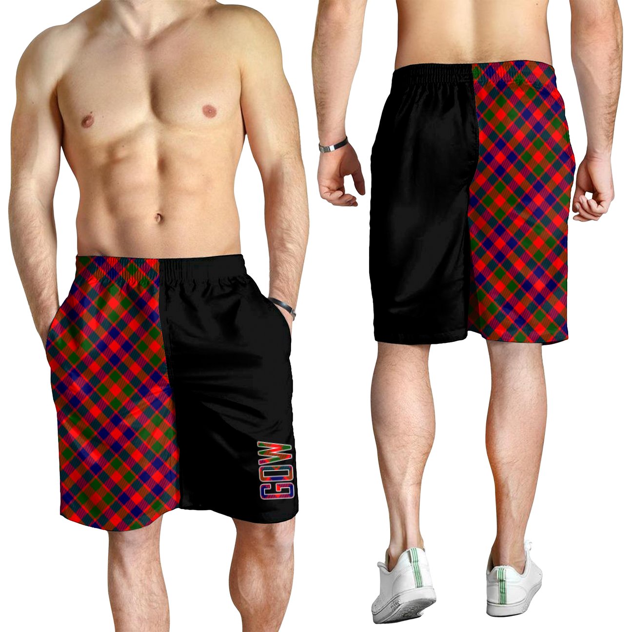 Gow Modern Tartan Crest Men's Short - Cross Style