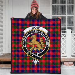 Gow of McGouan Tartan Crest Quilt