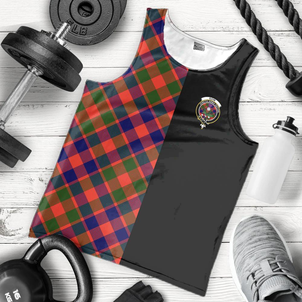 Gow of Skeoch Tartan Crest Men's Tank Top - Cross Style