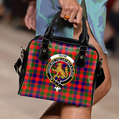 Gow Of Mcgouan Tartan Crest Shoulder Handbags