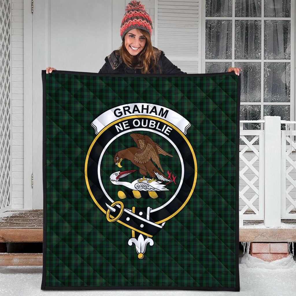 Graham Tartan Crest Quilt