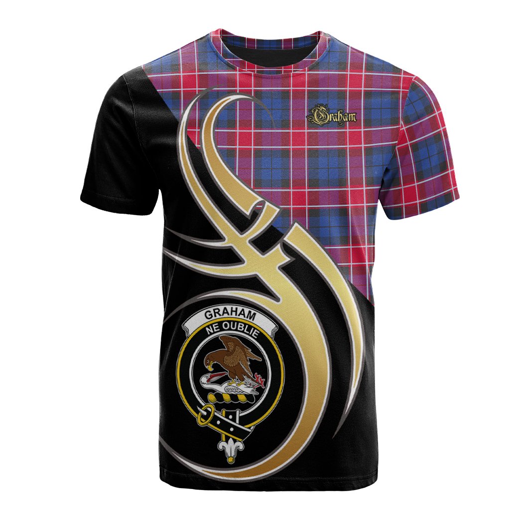 Graham of Menteith Red Tartan T-shirt - Believe In Me Style