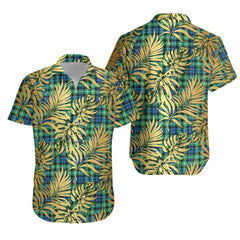 Graham of Montrose Ancient Tartan Vintage Leaves Hawaiian Shirt