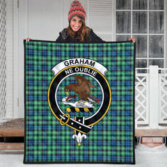 Graham of Montrose Ancient Tartan Crest Quilt