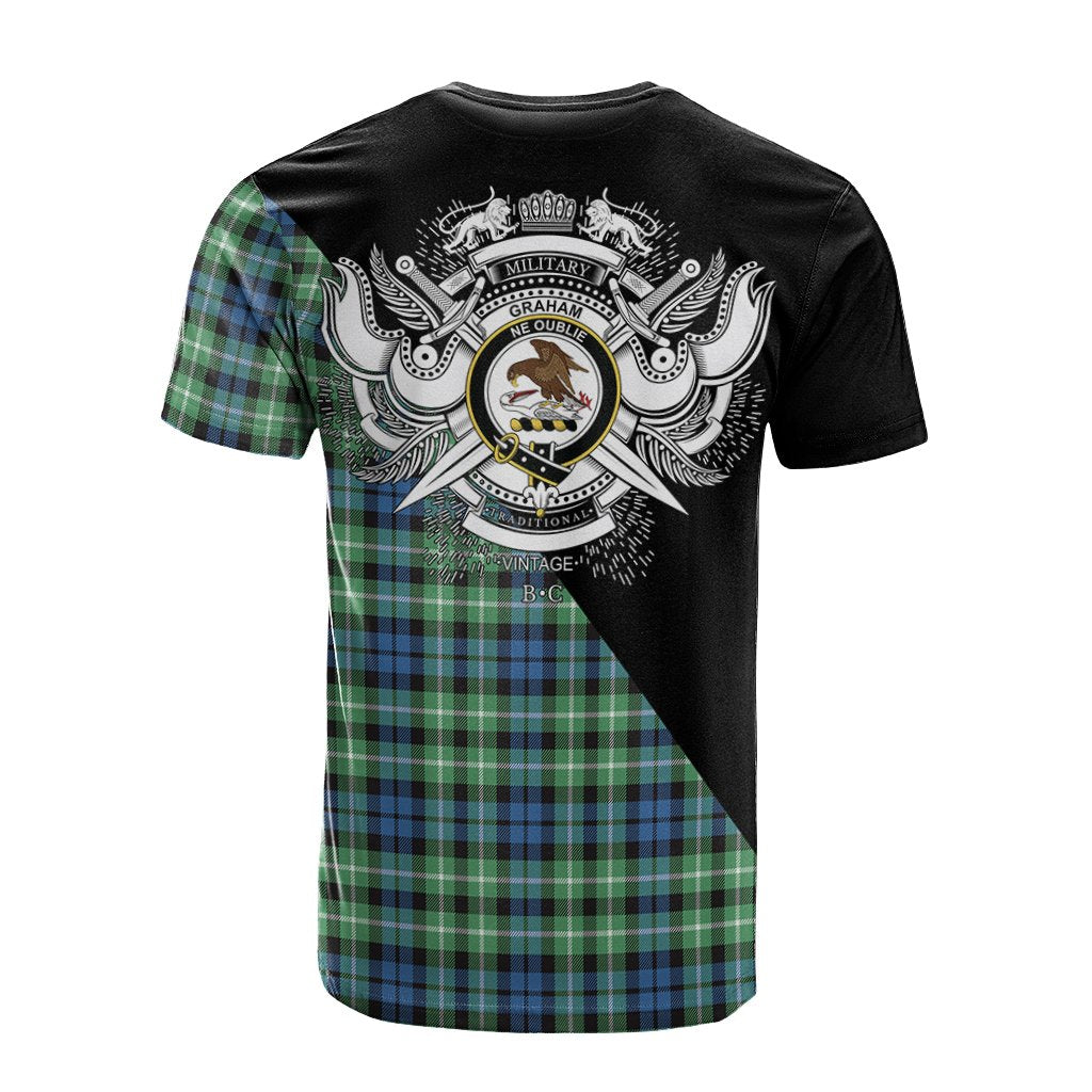 Graham of Montrose Ancient Tartan - Military T-Shirt