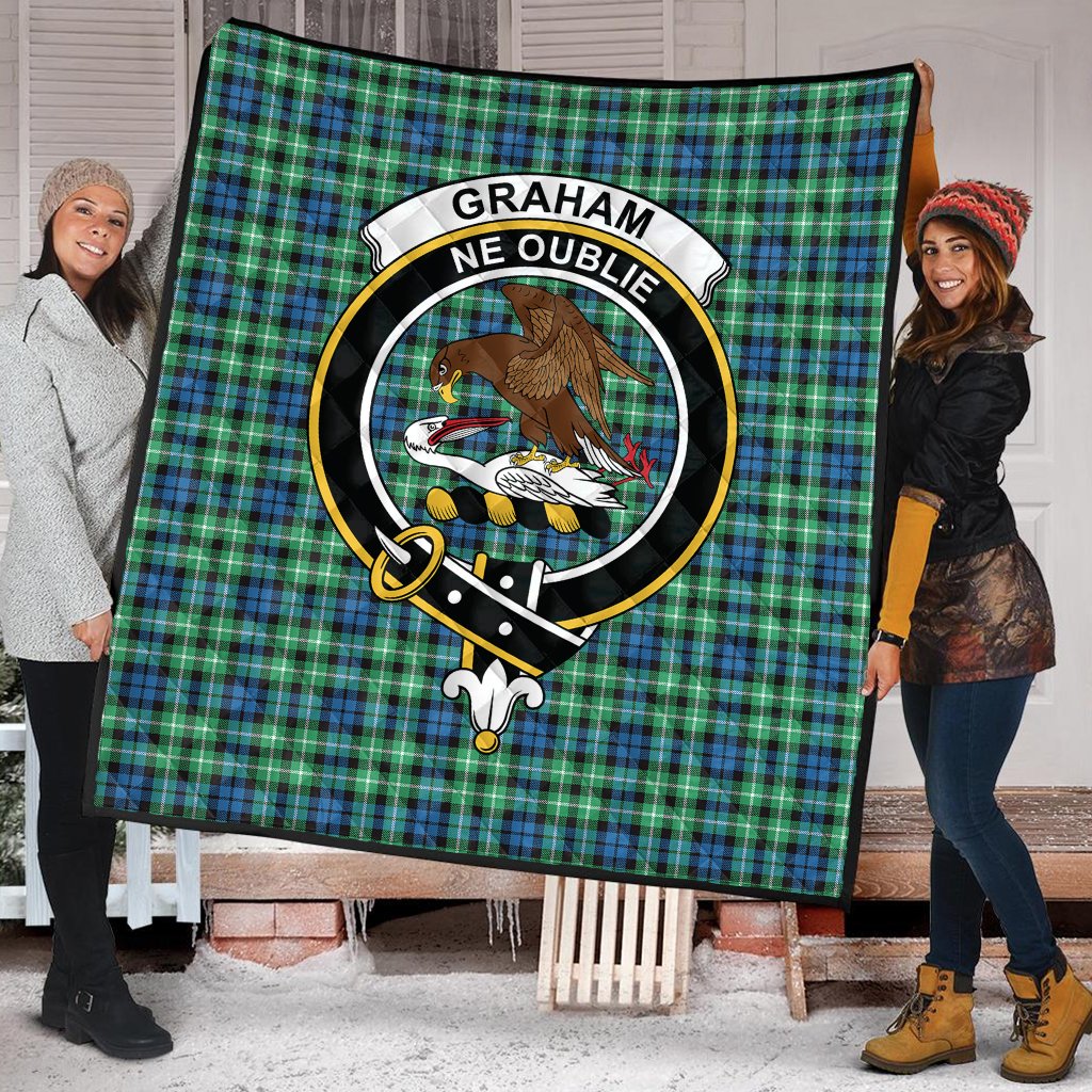 Graham of Montrose Ancient Tartan Crest Quilt