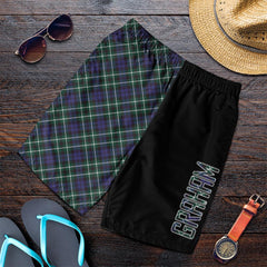 Graham of Montrose Modern Tartan Crest Men's Short - Cross Style