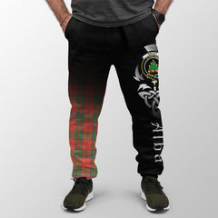 Grant Ancient Tartan Crest Jogger Sweatpants - Alba Celtic Style