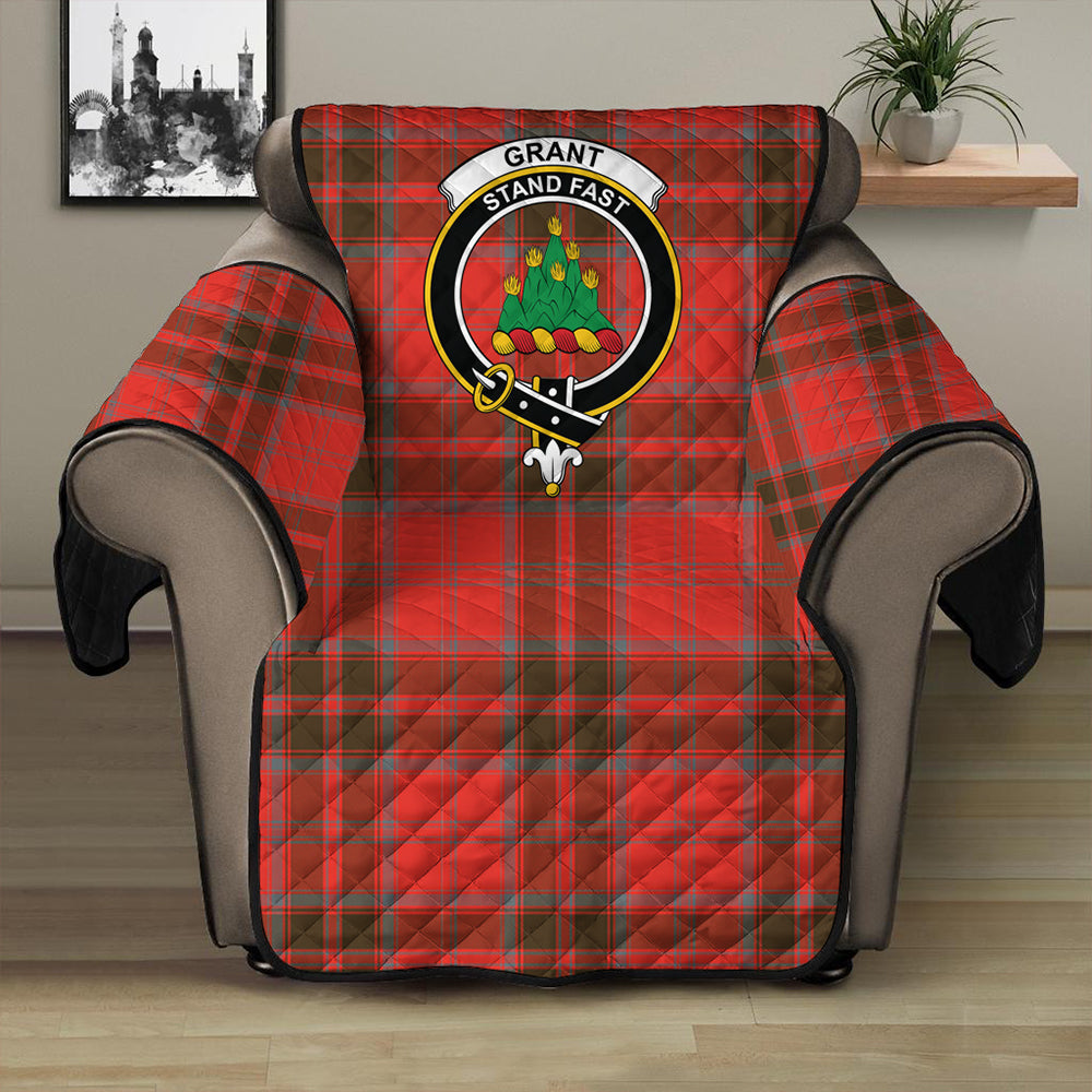 Grant Weathered Tartan Crest Sofa Protector