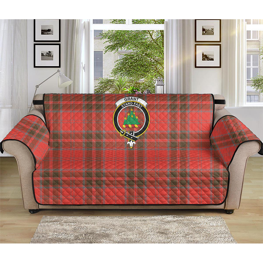 Grant Weathered Tartan Crest Sofa Protector