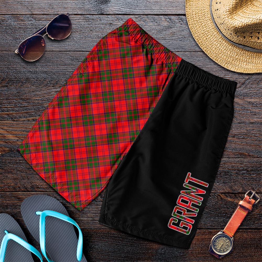 Grant Modern Tartan Crest Men's Short - Cross Style