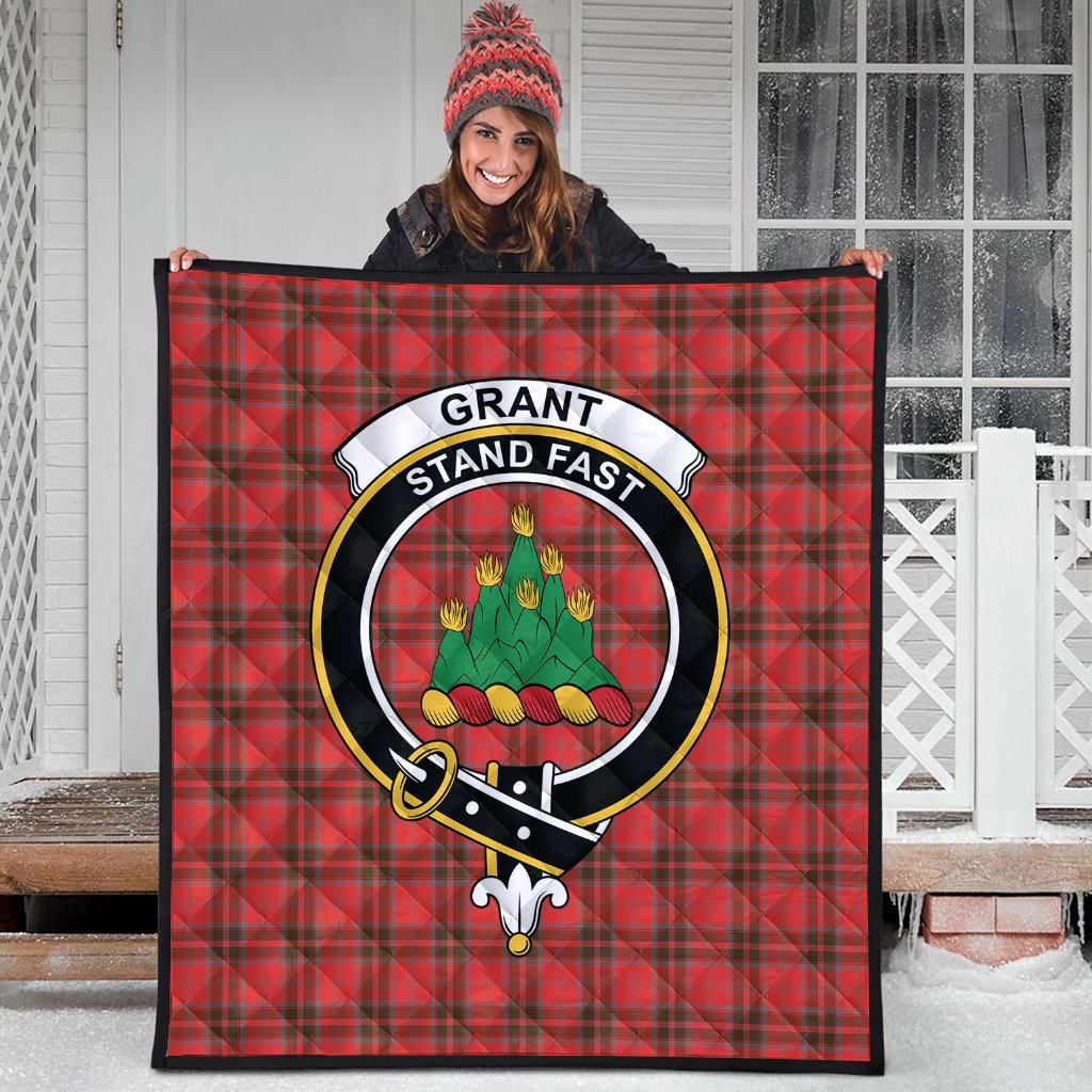 Grant Weathered Tartan Crest Quilt