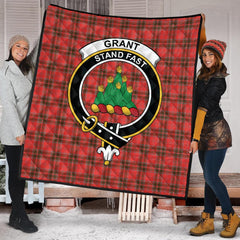 Grant Weathered Tartan Crest Quilt