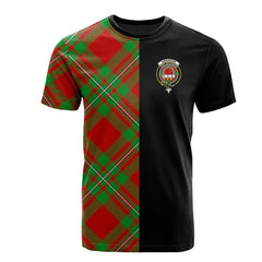 Grierson Tartan T-Shirt Half of Me - Cross Style