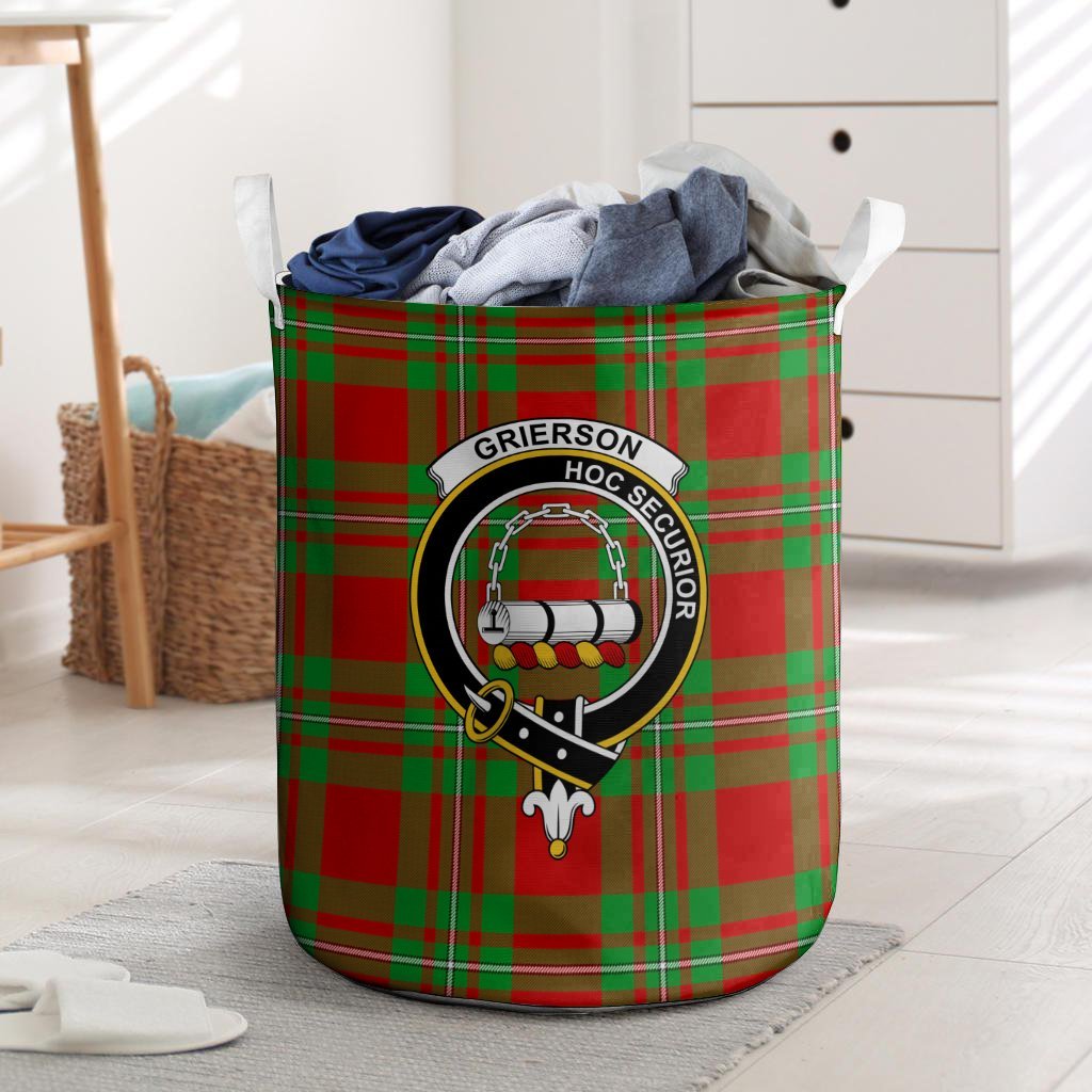Grierson Tartan Crest Laundry Basket