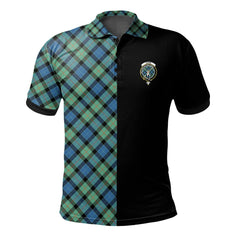 Gunn Ancient Tartan Polo Shirt Half of Me - Cross Style