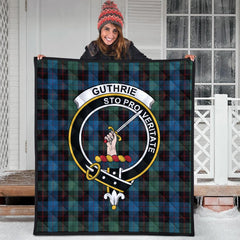 Guthrie Tartan Crest Quilt